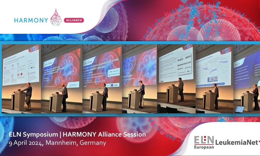 Presenting HARMONY leukemia research project results at ELN